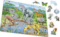 Larsen Puzzle Afrikanische Savanne 65 Teile
