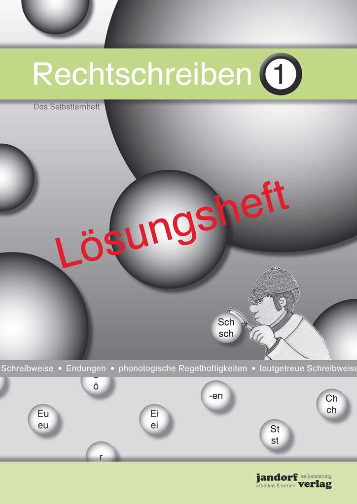 Rechtschreiben 1 Lösungsheft