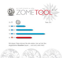 Zometool Die Schönheit der Rosetten, 241 Teile
