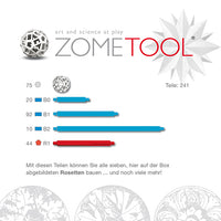 Zometool Die Schönheit der Rosetten, 241 Teile