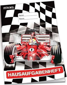 Hausaufgabenheft Racer für Schlaue