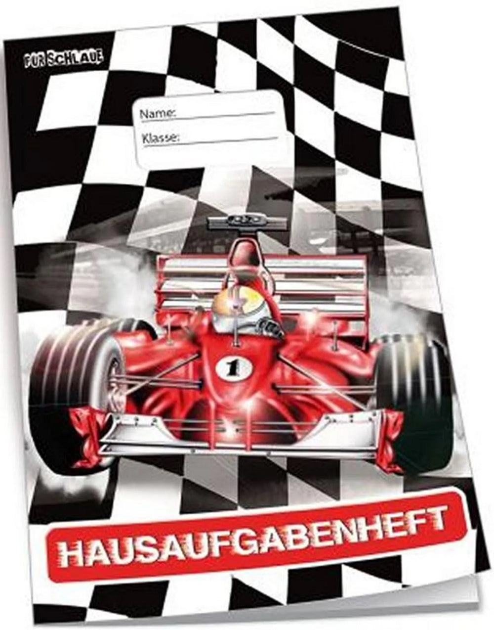 Hausaufgabenheft Racer für Schlaue