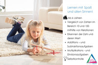 Zahlen- und Rechenwaage aus RE-Wood®
