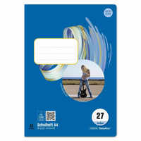 10x Staufen Schulheft Style Lineatur 27 liniert mit Doppelrand 16 Blatt 80g/m² DIN A4
