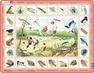 Larsen Puzzle - Der Teich 48-tlg.