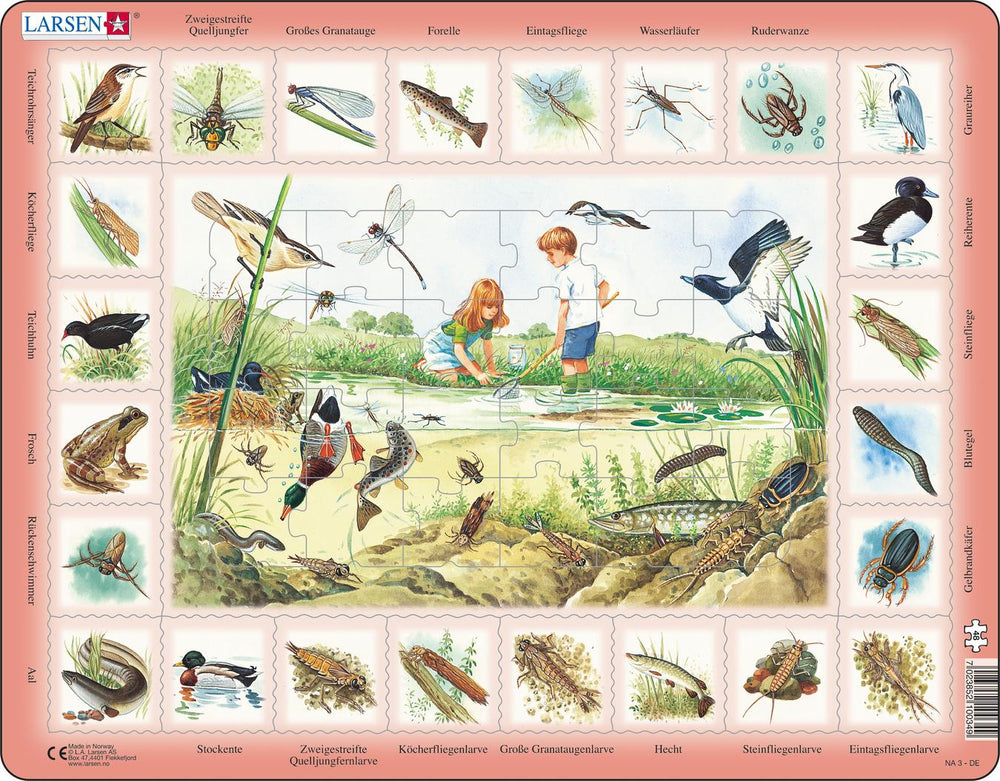 Larsen Puzzle - Der Teich 48-tlg.