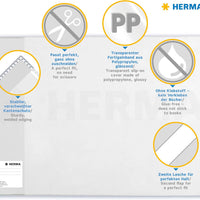 Herma Buchschoner BASIC mit Lasche 26,7 x 54 cm