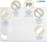 Herma Buchschoner BASIC mit Lasche 26,7 x 54 cm
