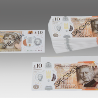 10 Britische Pfund Banknoten (100 Stück)