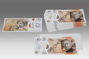 10 Britische Pfund Banknoten (100 Stück)