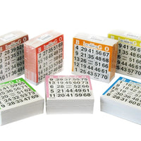 Bingokarten 500 Blatt, farblich sortiert