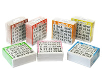 Bingokarten 500 Blatt, farblich sortiert
