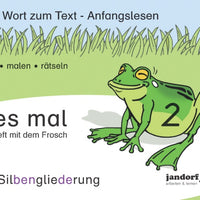 Lies mal Heft 2 - Das Heft mit dem Frosch (mit Silbengliederung - Auflage 2016)