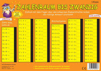 PRESSOGRAM Zaubertafel - Zahlenraum bis 20
