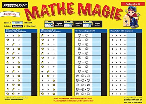 Zaubertafel Mathe Magie - Rechnen bis 20