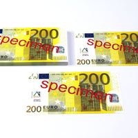 200 Euro Schein 100 Stück Banknoten Spielgeld  beidseitig bedruckt