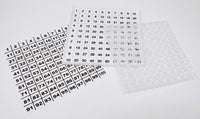 Hundertertafel, passend zu den Steckwürfeln von Dick-System Grundplatte
