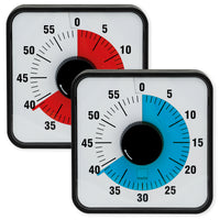 Zeitdauer-Uhr "Automatik" mit blauer Scheibe, magnetisch, 19x19 cm