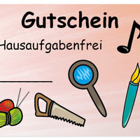 Gutschein-Kärtchen für Schüler/innen, 110 Stück im Etui
