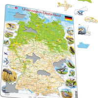 Rahmenpuzzle - Unterwegs in Deutschland - 91 Teile