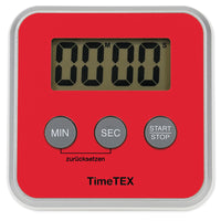 TimeTEX Zeitdauer-Uhr "Digital" compact, rot
