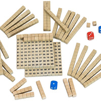 Mathespiel Hunderterraum aus RE-Wood®