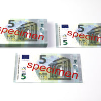 5 Euro Schein 100 Stück Banknoten Spielgeld  beidseitig bedruckt