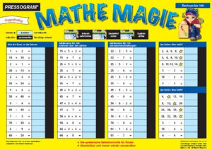 Zaubertafel Mathe Magie - Rechnen bis 100