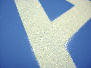 Sandpapierbuchstaben A-Z blau 26-tlg.