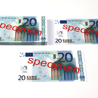 20 Euro Schein 100 Stück Banknoten Spielgeld  beidseitig bedruckt