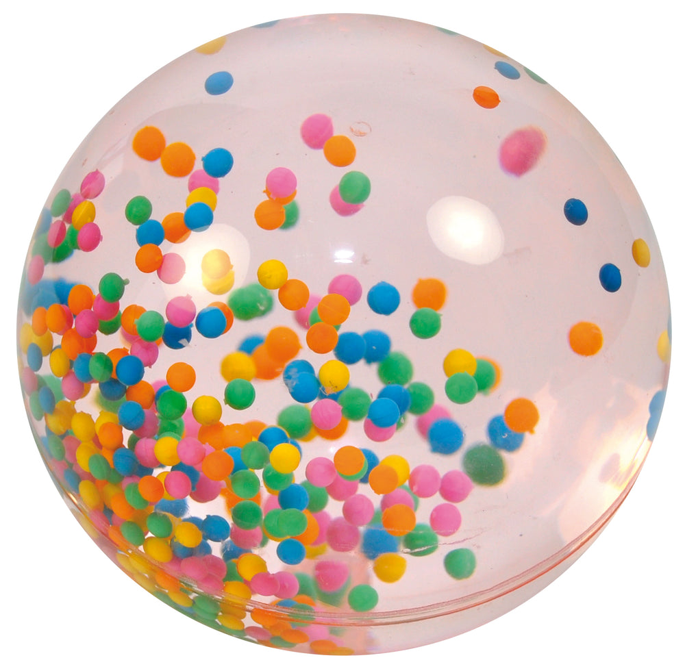 Wasserball mit Kügelchen gefüllt sortiert Riesenflummi Ø10 cm