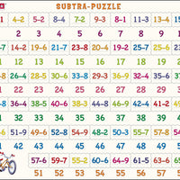 Larsen Subtra-Puzzle Subtraktionsaufgaben58-tlg.