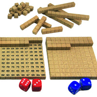 Mathespiel Hunderterraum aus RE-Wood®