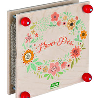 Flower Press Blätterpresse aus Holz von Ideen 19,5 x 19,5 cm