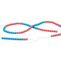 Rechenkette 100er Zahlenraum rot/blau aus RE-Plastic°