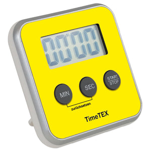 TimeTEX Zeitdauer-Uhr "Digital" compact, gelb