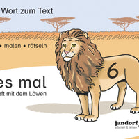 Lies mal 6 - Das Heft mit dem Löwen: Vom Wort zum Text