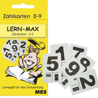 Lern Max / Lernfix Zählkarten Ziffernkarten Zahlenkarten 0-9