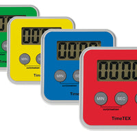 TimeTEX Zeitdauer-Uhr "Digital" compact, rot
