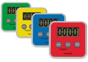 TimeTEX Zeitdauer-Uhr "Digital" compact, rot