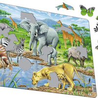 Larsen Puzzle Afrikanische Savanne 65 Teile