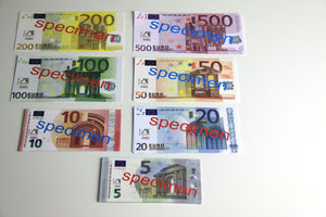 Euro-Scheine 40 Stk Spielgeld Banknoten beidseitig bedruckt