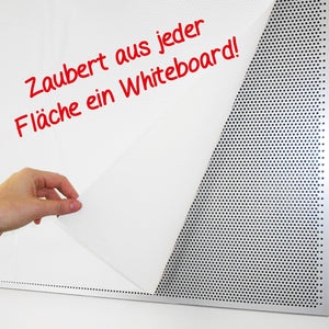 Whiteboard-Folie statisch, 20 m auf Rolle, weiß matt